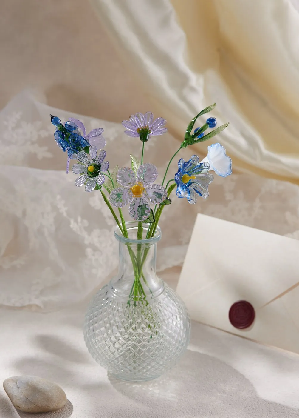 October Birth Shape Handcrafted Glass Flowers & Birth Month Gifts | flore vitrea